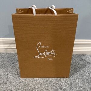 Christian Louboutin Tan Shopping Bag